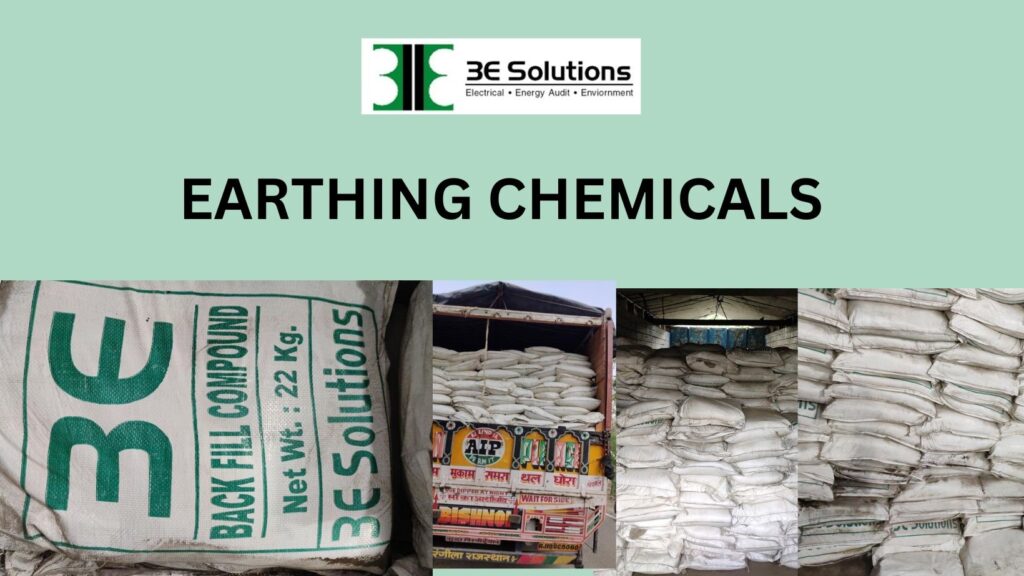 Earthing chemicals used in chemical earthings